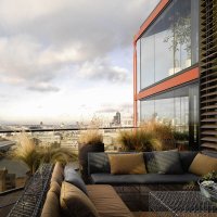 Ultramoderns jumta dzīvoklis ar nepārspējamu skatu uz Londonu