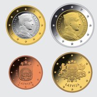 Nākamnedēļ sāks kalt Latvijas eiro monētas