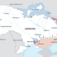 Karte: Kā pret Krieviju aizstāvas Ukraina? (21. aprīļa aktuālā informācija)