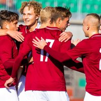 Ķiršs izrauj Latvijas U-19 futbola izlasei neizšķirtu EČ kvalifikācijas turnīra pirmajā spēlē