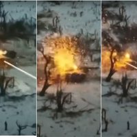 Video: Ukraiņu 'Bradley' pie Avdijivkas skarbi kapā Krievijas tanku T-90M