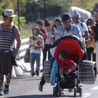 Pirmie Centrālamerikas migranti sasnieguši ASV robežu
