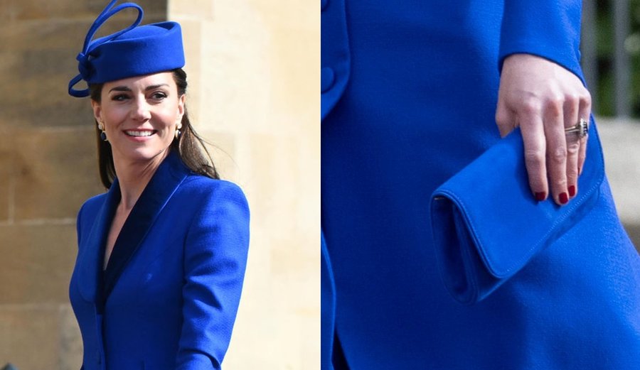 “Catherine of Wales breaks royal etiquette with bold red manicure at Easter service”