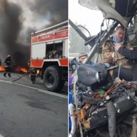 Traģiskā avārija Krievijā: autobusa šoferis ārstējas slimnīcā; deviņi pasažieri nogādāti Latvijā