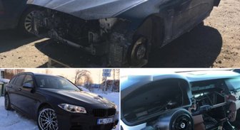 Foto: Zagļu pilnībā apskrūvēts BMW sludinājumā atgriežas kā bonbonga