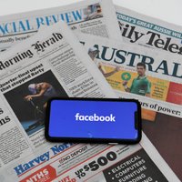 'Facebook' pret Austrāliju: soctīkls bloķē mediju saturu