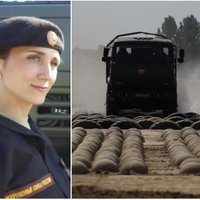 Video: Krievijas armijas sievietes demonstrē kravas auto vadīšanas prasmes