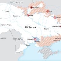 Karte: Kā pret Krieviju aizstāvas Ukraina? (30. marta aktuālā informācija)