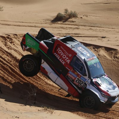 Septītajā Dakaras rallijreida posmā ātrākais Al-Radži