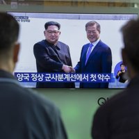 Korejas valstu līderi vēsturiski sarokojas uz robežas