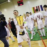 Футзалисты Латвии обыграли эстонцев на Кубке Балтии