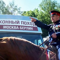 Krievijas pašpasludinātie kazaki jās 'iekarot' Berlīni