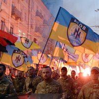 На годовщину УПА "Правый сектор" устроил марши в Киеве, Одессе и Харькове