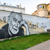 Liepājā tapis Imanta Kalniņa 80.dzimšanas dienai veltīts sienas gleznojums