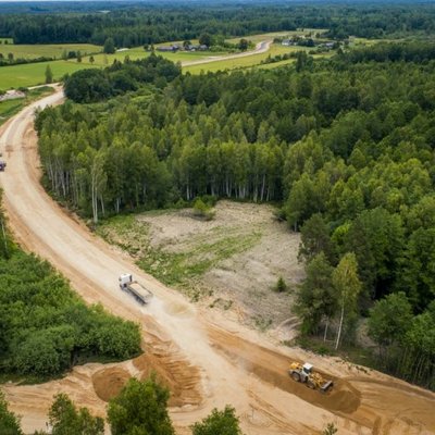 Foto: Latvijas garākais reģionālais ceļš būs asfaltēts pilnā garumā