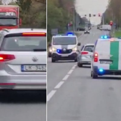 Video: Pateicoties aculieciniekam, Siguldā aiztur pa joslām streipuļojošu VW