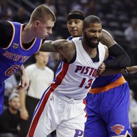 Porziņģa lieliskais sniegums trešajā ceturtdaļā neglābj 'Knicks' no zaudējuma