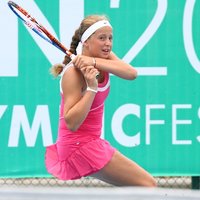 Ostapenko pārvar Austrālijas atklātā tenisa čempionāta junioru turnīra vienspēļu pirmo kārtu