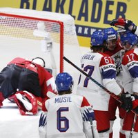 Čehijas hokejisti viegli tiek galā ar Austrijas izlasi