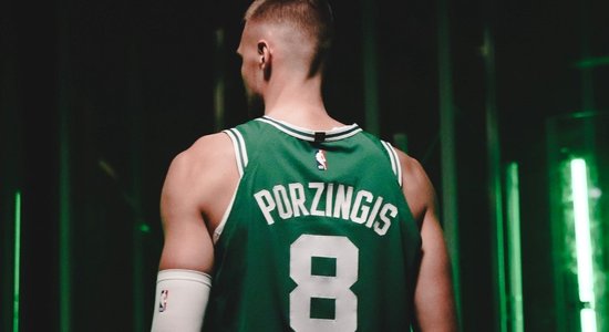 'Tādā līmenī kā Kristaps mums neviena nav bijis' – 'Celtics' spēlētāji sajūsmā par Porziņģa prasmēm