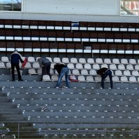 Futbola izlase 'Skonto' stadiona ķildas dēļ atkal varētu palikt bez mājām