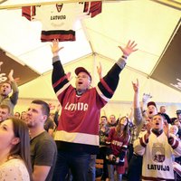 ВИДЕО: Сборная Латвии по хоккею вернулась домой с чемпионата мира