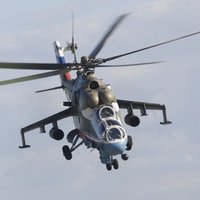Sīrijā avarējis Krievijas Mi-24 helikopters