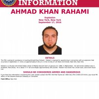 Ņujorkas sprādziens: Policija meklē afgāņu izcelsmes pilsoni