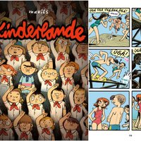 Izdots vācu mākslinieka Mavila komikss 'Kinderlande' par Austrumberlīni 1989. gadā