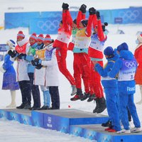 У лыжников России — две бронзы в командных спринтах, Клэбо теперь пятикратный чемпион