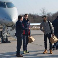 ФОТО: Джокович на личном самолете подвез российского теннисиста на матч против сербов