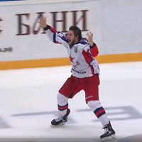 Maskavas CSKA hokejisti pirmo reizi iegūst Gagarina kausu