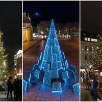 ФОТО. Где лучше всех - в Риге, Таллине или Вильнюсе? Голосуем за самую красивую елку