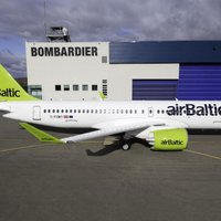 'airBaltic' jaunā 'Bombardier' lidmašīna – aviācijas nākotne, nevis giganta noriets, pārliecināts uzņēmums