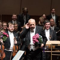 Foto: Igaunijas Valsts simfoniskais orķestris un maestro Nēme Jervi Rīgā
