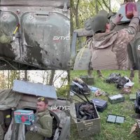 Krievu bruņumašīnas 'audits' – ko ukraiņi atrada kapteiņa Furduja sazagto dārgumu krātuvē