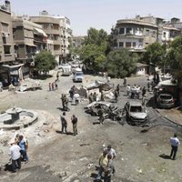 Automašīnas sprādzienā Damaskā vismaz astoņi nogalinātie