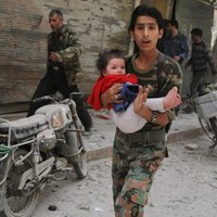 Bērni bez galvām un asinīm slacītas ielas – 'elles loki' Alepo