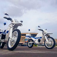 Video: 'Kalašņikov' uz 'Iž' bāzes radījis elektrisku motociklu policijai