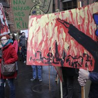 Марш протеста: студенты требуют отставки Килиса