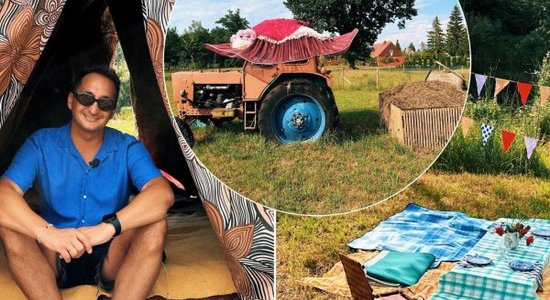 ФОТО. В Литве фермер предлагает горожанам переночевать на сене и неплохо на этом зарабатывает