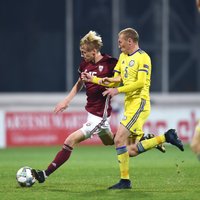 Latvijas futbola izlase UEFA Nāciju līgas mačā nospēlē neizšķirti ar Kazahstānu