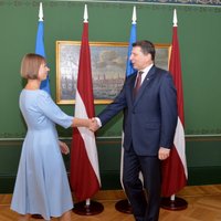 Foto: Igaunijas jaunā prezidente viesojas Latvijā