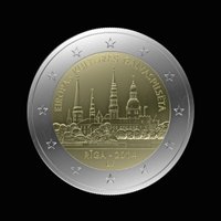Apgrozībā laiž īpašā dizaina 2 eiro monētu 'Rīga–Eiropas kultūras galvaspilsēta 2014'