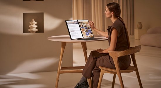 'Asus' paziņo par 'Zenbook DUO' – pasaulē pirmo 14 collu divu ekrānu OLED klēpjdatoru