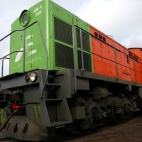 ФОТО: В Риге торжественно встретили контейнерный поезд из Китая