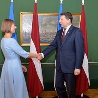 ФОТО: первый визит нового президента Эстонии в Латвию