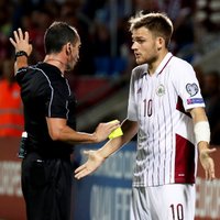 Latvijas futbolistu vārgais sniegums netraucē gūt uzvaru Andorā