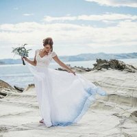 Ombre stila kāzu kleitas – modes tendence ar praktisku nolūku