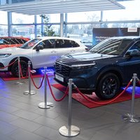 Foto: Latvijā prezentēti jaunākie 'Honda' modeļi